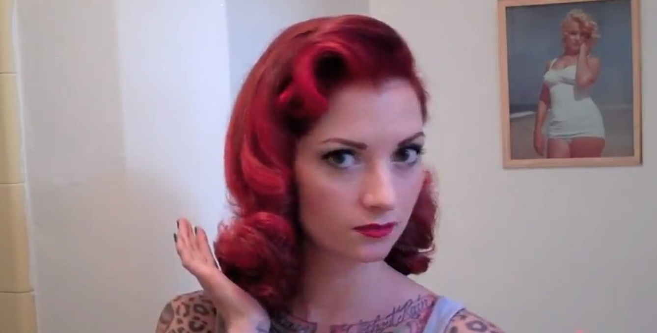 Vintage, Hårtutorial, Marilyn Monroe